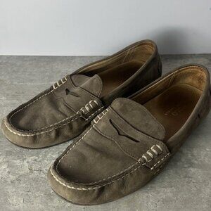 Polo Ralph Lauren Men's Suede Leather Slip-On Penny Driving Loafers 11.5